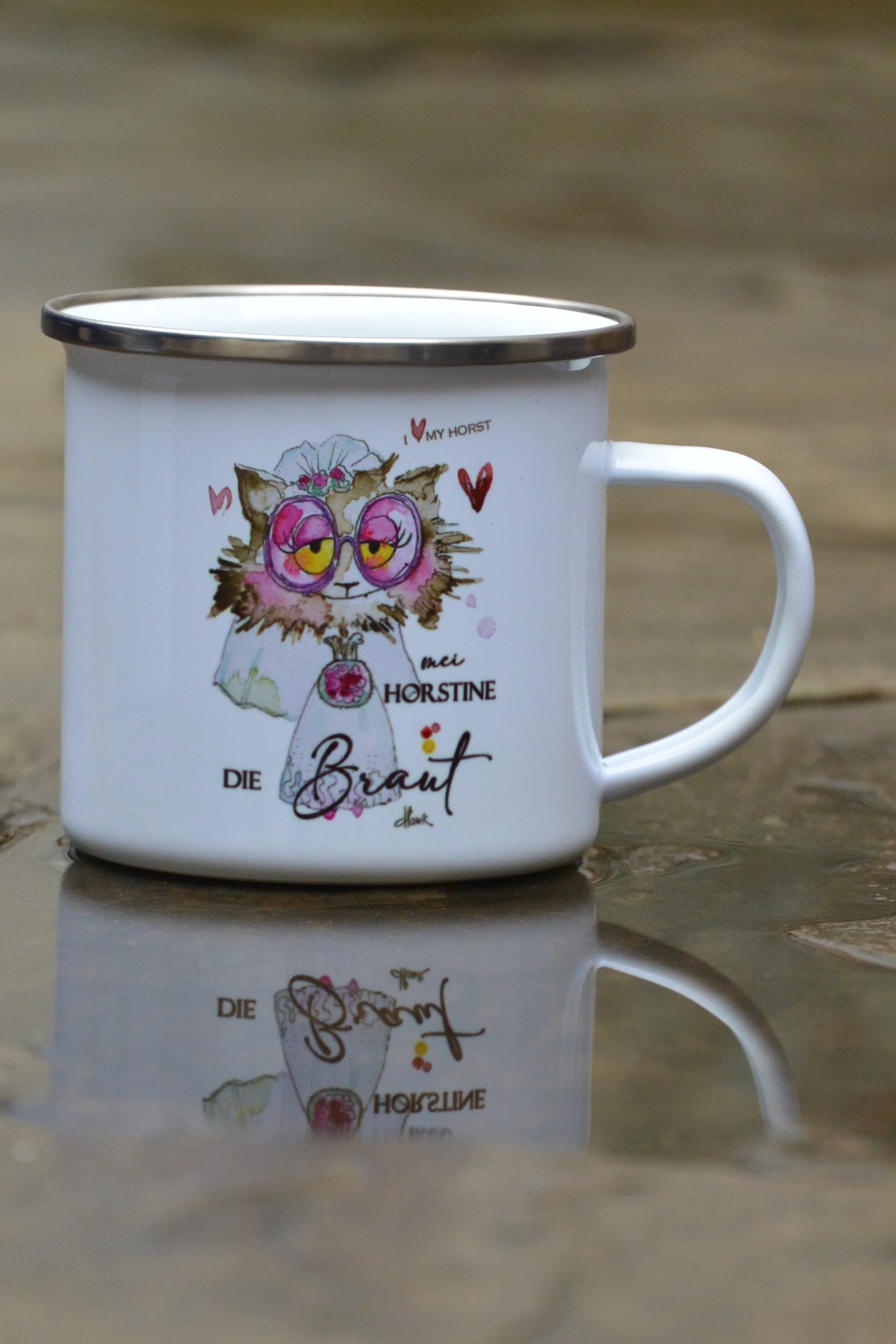 emaille tasse "muffin" (kopie)